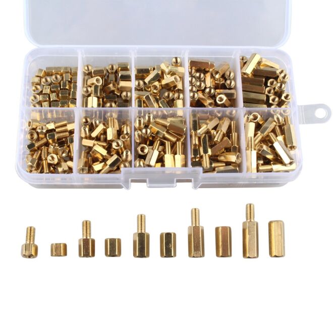 300 Pieces M3 Hexagonal Spacer Bushings - 2