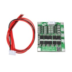 30A 18650 Lityum Pil Kablolu Koruma Kartı - 14.8V 16V (Aşırı Şarj - Deşarj ve Aşırı Akım Koruması) 