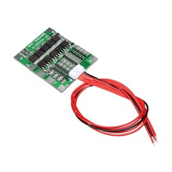 30A 18650 Lityum Pil Kablolu Koruma Kartı - 14.8V 16V (Aşırı Şarj - Deşarj ve Aşırı Akım Koruması) - 2