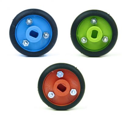 30x8mm Blue Wheel Set - 4