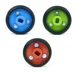 30x8mm Green Wheel Set - 4