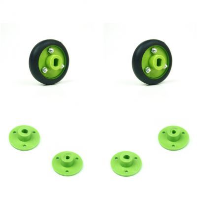 30x8mm Green Wheel Set - 1