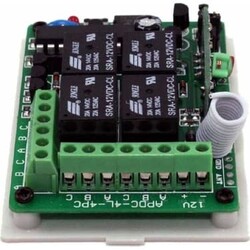 4 Channel 315MHz Wireless RF Receiver Relay Card - Boxed - Robotistan