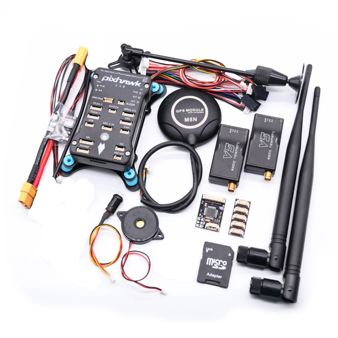 Pixhawk 32Bit Uçuş Kontrol Kartı Elektronik Seti - 433V1 100MW - Paket A - 1