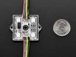 36 mm 4'lü Kare RGB Led (20 parça) - 3