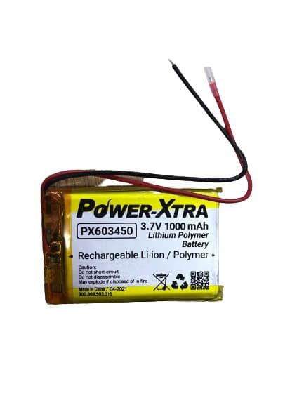 3.7V 1000mAh Li-Po Pil (Lityum Polimer Pil) - Soketsiz - 1