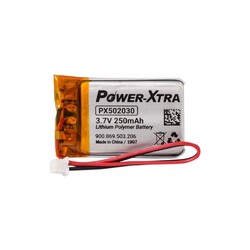 3.7V 250mAh Li-Po Pil (Lityum Polimer Pil) - Soketli 