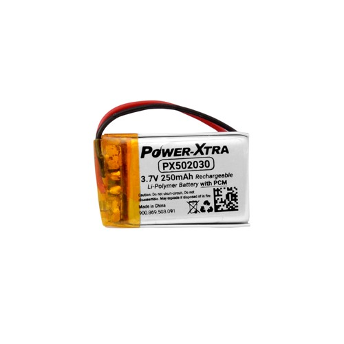 3.7V 250mAh Li-Po Pil (Lityum Polimer Pil) - Soketli - 1