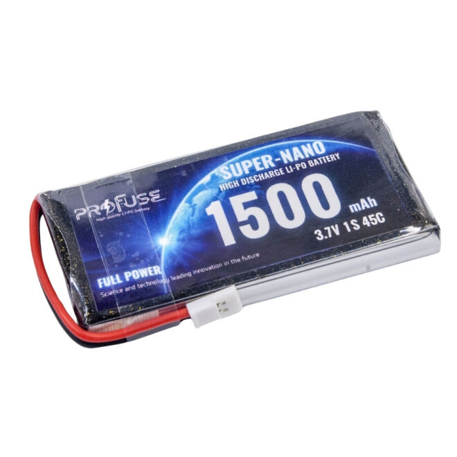 3.7 V 1S Lipo Batarya-Pil 1500 mAh 45C - 1