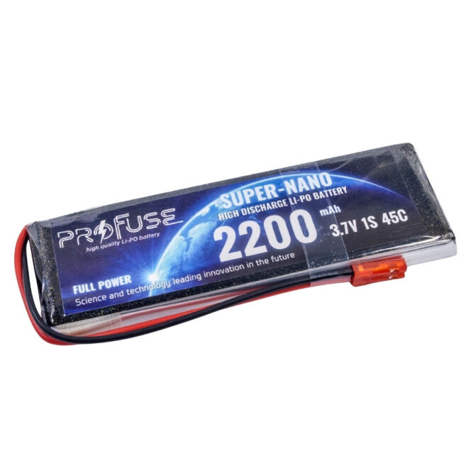 3.7 V 1S Lipo Batarya-Pil 2200 mAh 45C - 1