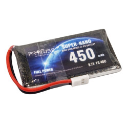 3,7V Lipo Battery 450mAh 40C - Micro Drone Battery 