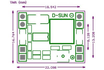 MP1584EN 3 A Mini Ayarlanabilir Voltaj Düşürücü Regülatör Kartı - Step Down - 2