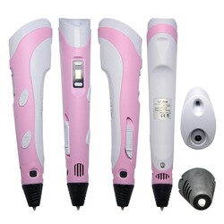 3D Pen V2 Pink Color (Colored Filament Set with Gift) - 2