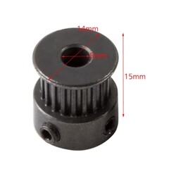 3D Yazıcı için GT2 Senkron Tekerlek - 1 Adet - 3