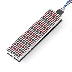 4 8x8 Red Dot Matrix Board 