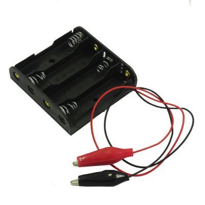 4- AA Battery Housing (Large and Crocodile Cabled) - 2