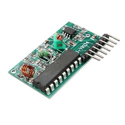 4 Channel 315Mhz RF Wireless Control Module, Transmitter + Receiver - 3