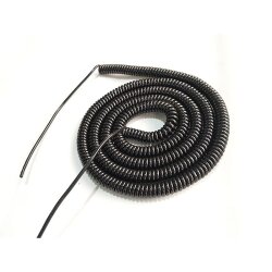 4 Damarlı Yaylı Spiral Kablo 3.7m 24AWG - 2