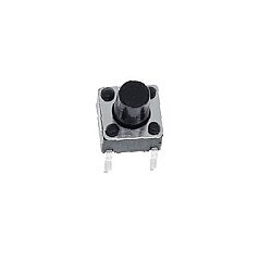 4 Pinli Push Buton - 6x6x8 mm - Siyah - 2