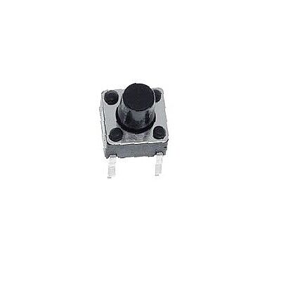4 Pinli Push Buton - 6x6x8 mm - Siyah - 2