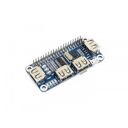 4 Port USB HUB HAT (Raspberry Pi için) - WaveShare