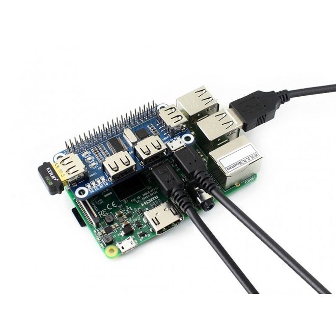 4 Port USB HUB HAT (Raspberry Pi için) - 4
