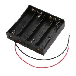 4-Slot Battery Holder for 18650 Battery - Robotistan