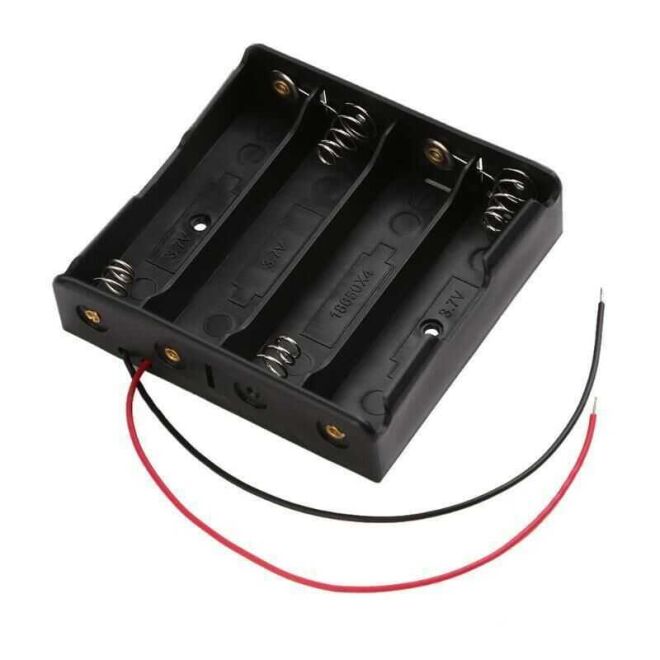 4-Slot Battery Holder for 18650 Battery - 1