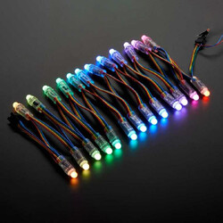 50'li Peşpeşe Eklenebilir Adreslenebilir RGB Led (WS2811 Sürücülü) 