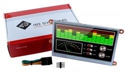4.3 Inch Arduino ve RPi Uyumlu Dokunmatik LCD Ekran - uLCD-43DT - 4D Systems