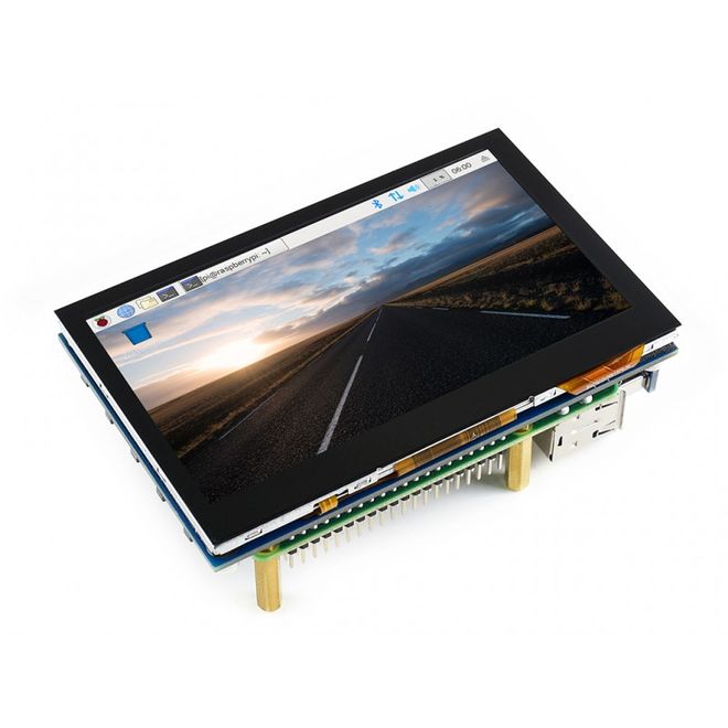 WaveShare 4.3 Inch HDMI Kapasitif Dokunmatik LCD - 800x480 (B) - 5