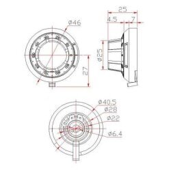 46mm Dial Spectrol Potansiyometre - 4