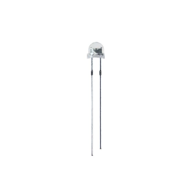 4.8 mm Şeffaf Mantar Beyaz Led Paketi - 10 Adet - 1