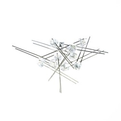 4.8 mm Şeffaf Mantar Beyaz Led Paketi - 10 Adet - 4