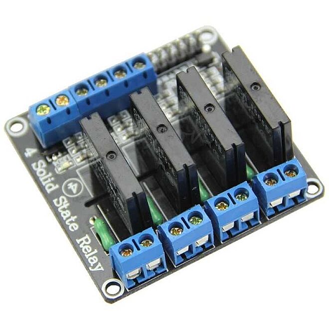 4 Kanal 5V Düşük Seviye Solid State Röle Modülü - 2