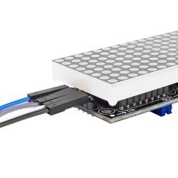 4'lü 8x8 Kırmızı Dot Matrix Board - 3