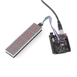4'lü 8x8 Kırmızı Dot Matrix Board - 6