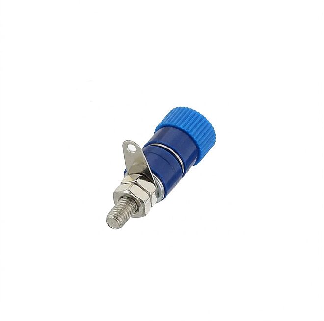 4mm Bağlantı Terminali Büyük Boy Mavi - 1