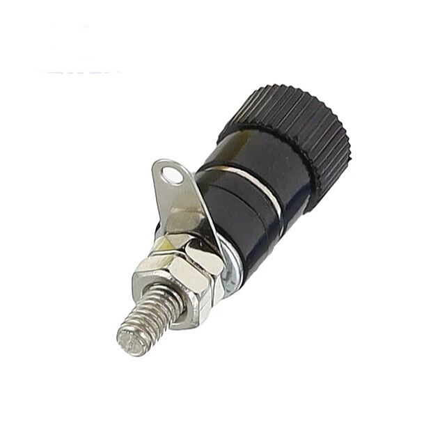 4mm Bağlantı Terminali Büyük Boy Siyah - 1