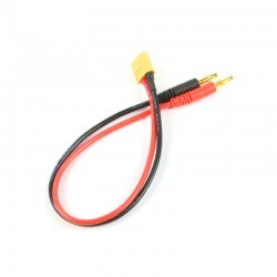 4mm Banana to Male XT60 Cable - 30cm, 14AWG 