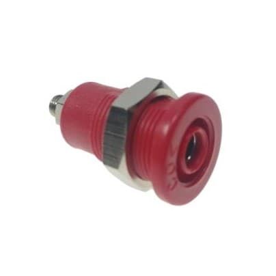 4mm Güvenli Tip Bourn Jack - Kırmızı - 1