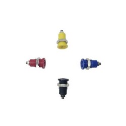 4mm Güvenli Tip Bourn Jack - Mavi - 3