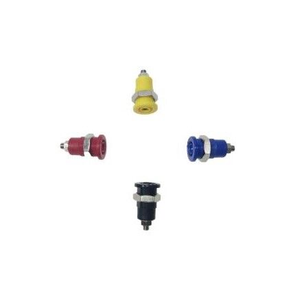 4mm Güvenli Tip Bourn Jack - Mavi - 3