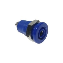 4mm Güvenli Tip Bourn Jack - Mavi - 1