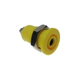 4mm Güvenli Tip Bourn Jack - Sarı - 1