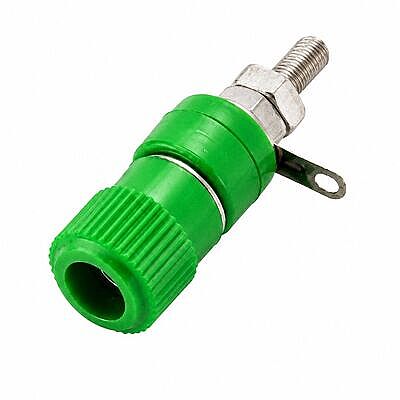 4mm İzoleli Bağlantı Terminali Yeşil - 1