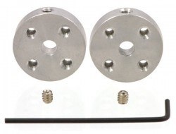 4 mm Motor Bağlantı Elemanı Çifti (M3 Sabitleme Vida Delikli) - PL-1997 - Pololu