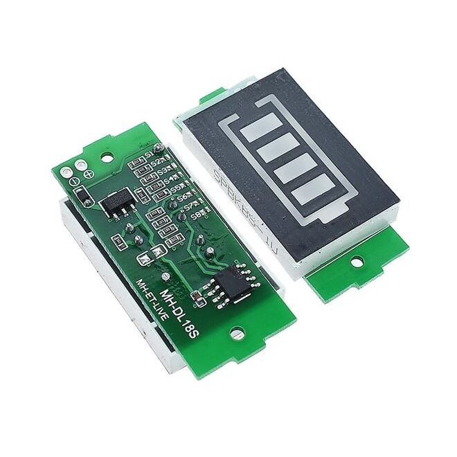 4S 18650 Li-Po Lithium Battery Capacity Display Module - 1