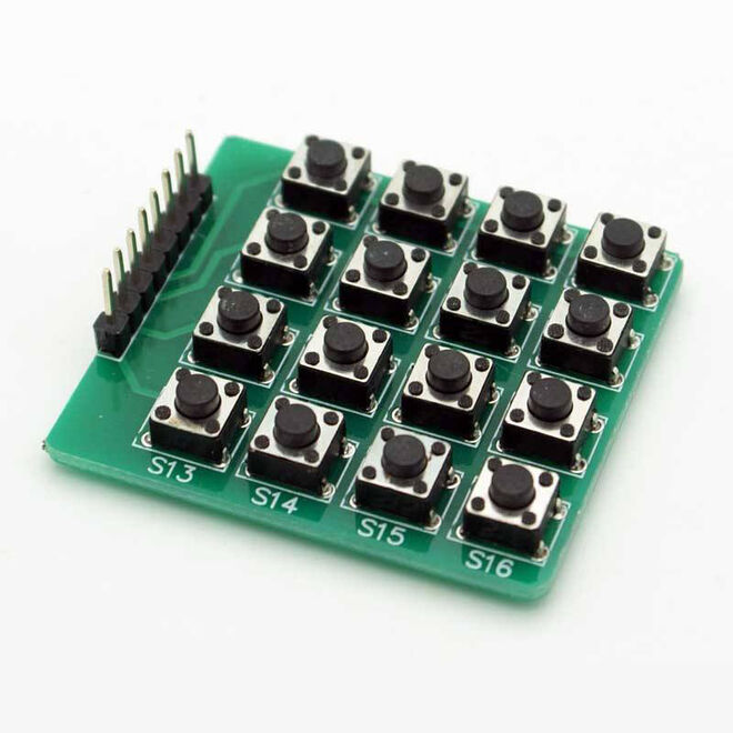 4x4 Push Buton Keypad - 1