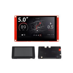 5.0 Inç ESP32 HMI TFT LCD Dokunmatik Kutu - 1